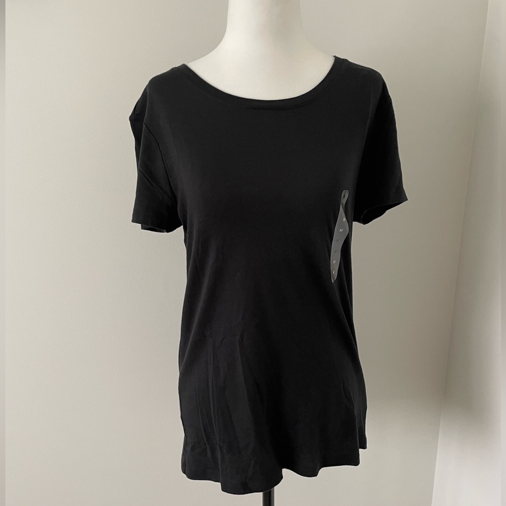 Gap Factory Favorite Black Short Sleeve Crewneck Tee Shirt- Size Medium